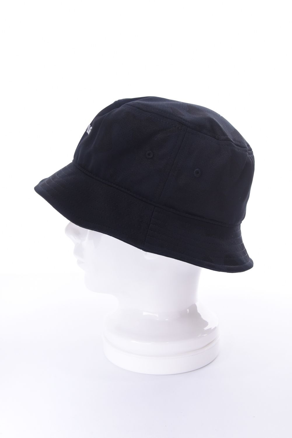 【26SS】 MEN'S CAMO JQ HAT / カモフラージュジャカード バケットハット (ブラック)