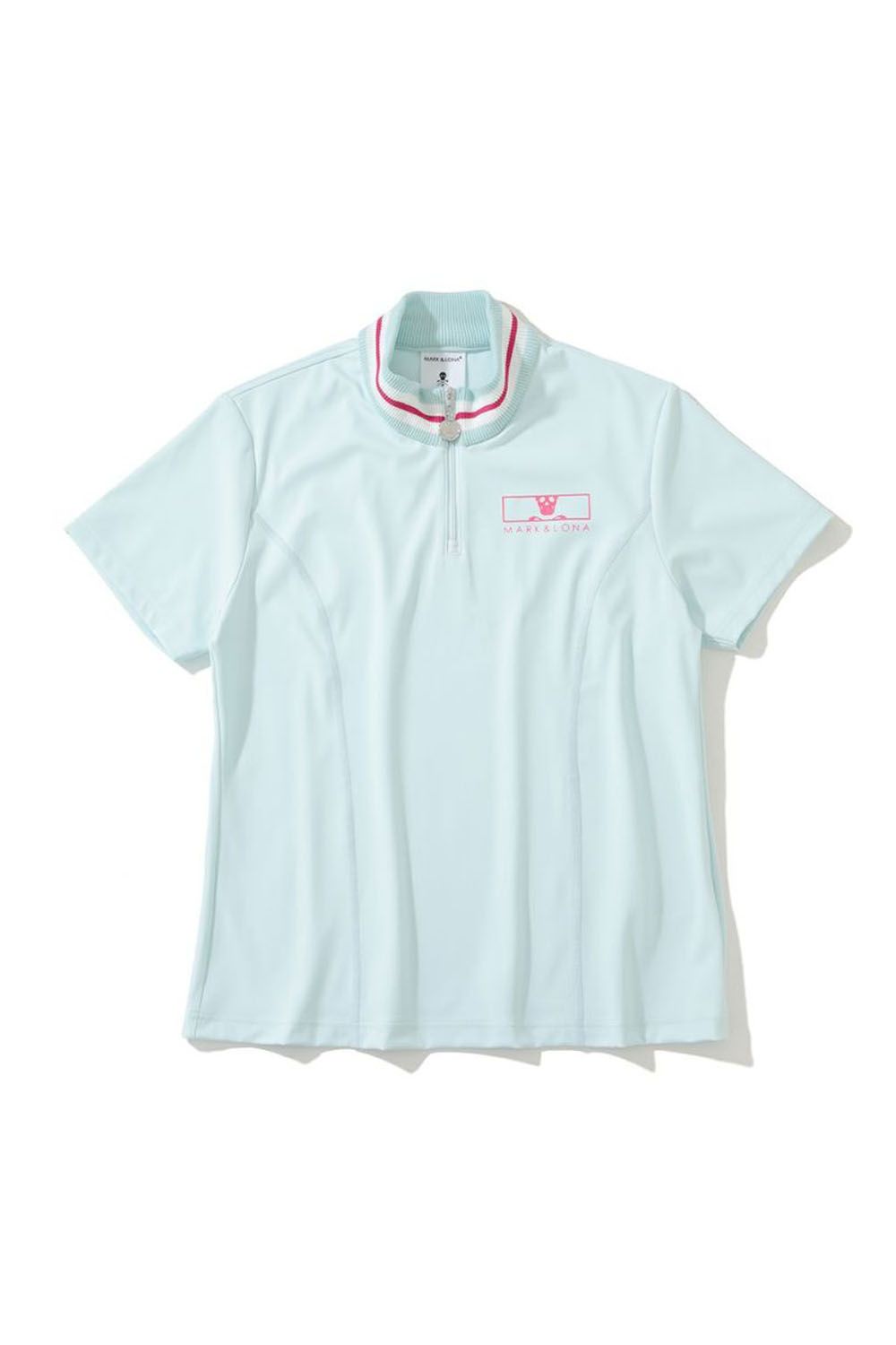 タイムセール 探し方 MARK&LONA - 【レディース】 PAVE ZIP MOCK TEE / ハーフジップ メンズウェア
