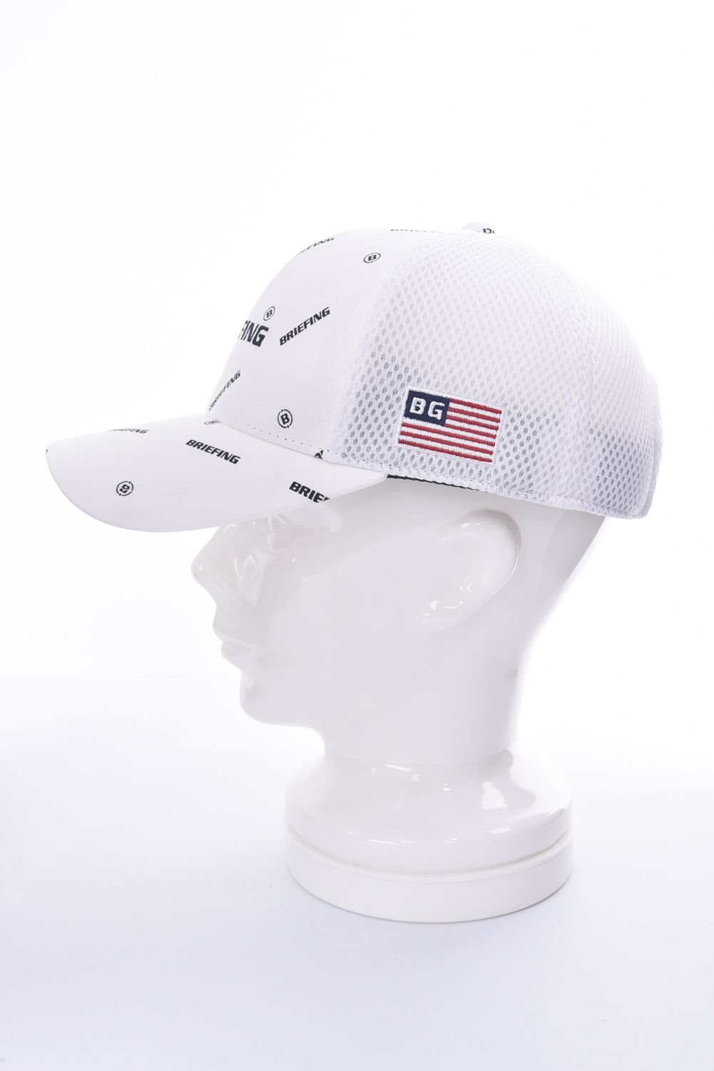 MS MONOGRAM MESH CAP / モノグラム メッシュ キャップ (ホワイト)