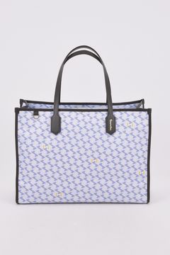 【26SS】  LANIUS SQUARE BIG (ラニウス スクエア ビッグ) / ブランドオリジナルテキスタイル ボストンバッグ （アクア）*