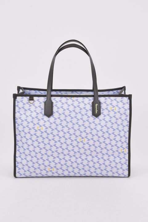 【26SS】  LANIUS SQUARE BIG (ラニウス スクエア ビッグ) / ブランドオリジナルテキスタイル ボストンバッグ （アクア）*