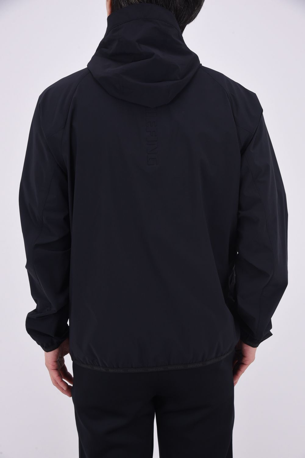 【26SS】 MEN'S POCKETABLE WIND PARKA / 4WAYストレッチタフタ ポケッタブル ライトパーカー (ブラック)