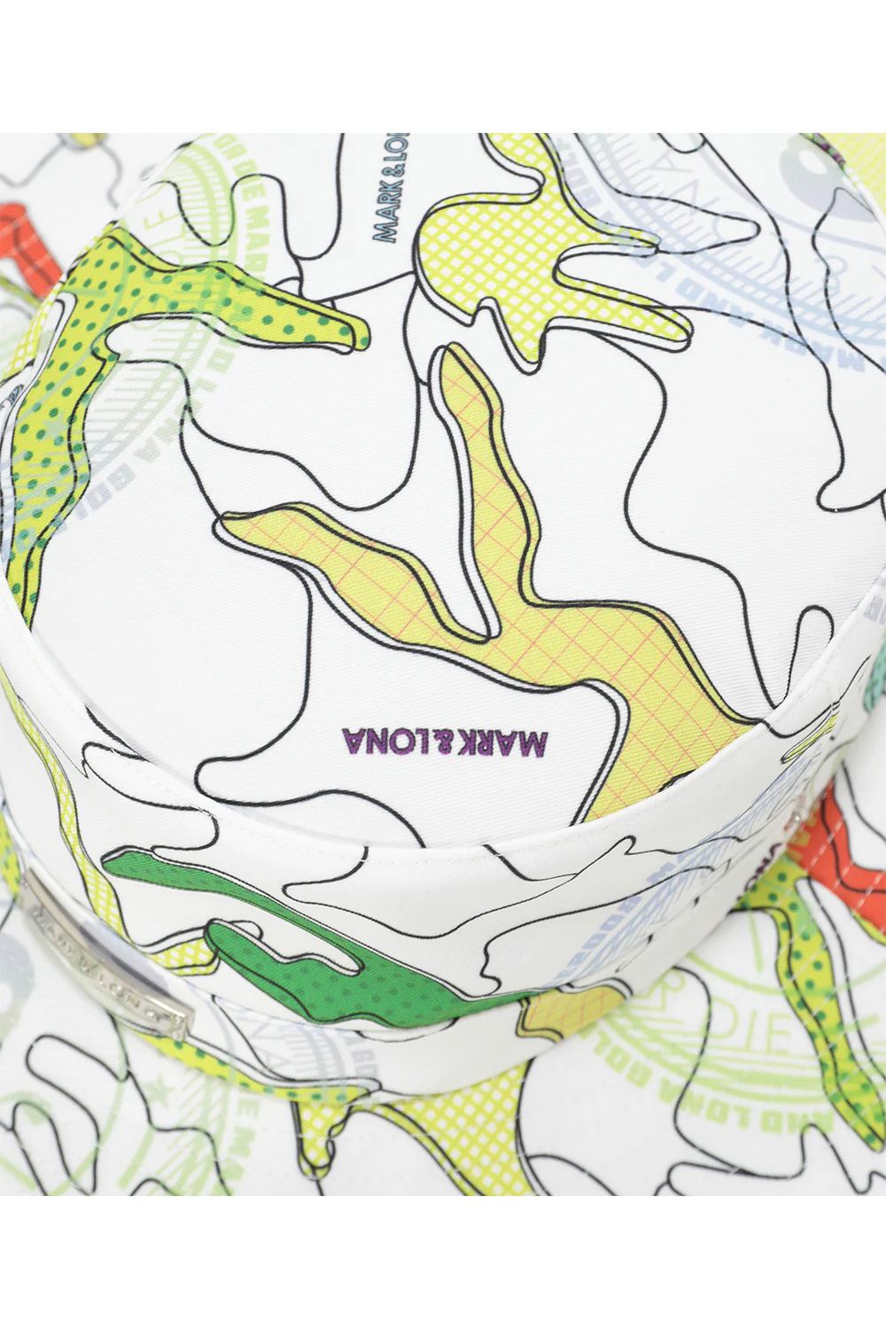 【26SS】 AXON CAMO FIELD HAT / ポリエステルツイル カモフラージュプリント サファリハット (ホワイト)