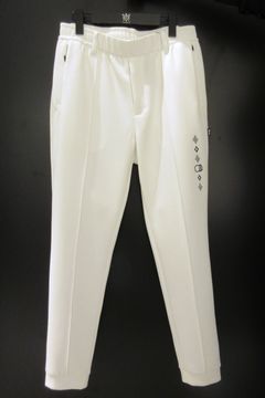 【26AW】 DOUBLE MESH KNIT LONG PANTS / メッシュ ロングパンツ (ホワイト) (10月上旬入荷予定）