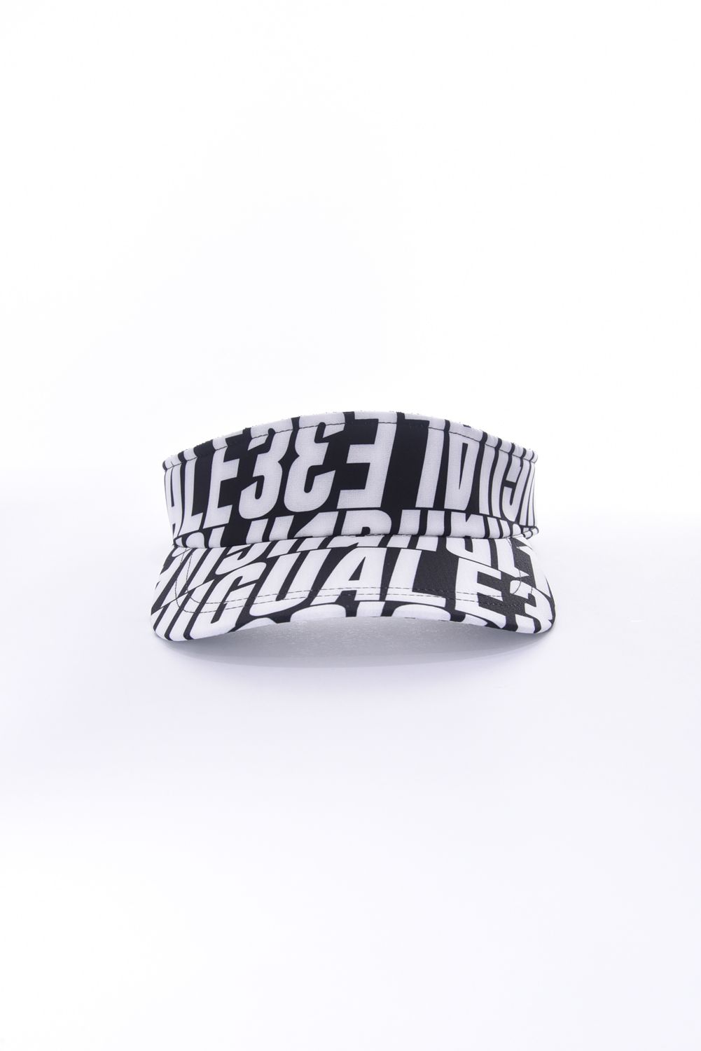 VISOR / 総柄ロゴ サンバイザー ブラック