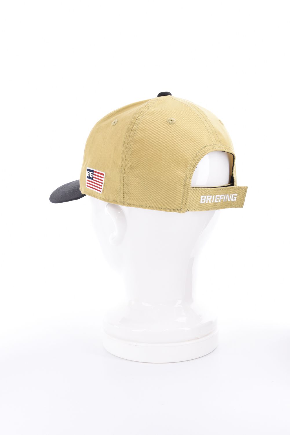 【26AW】 MEN’S 2-TONE INITIAL CAP / バイカラー ブランドイニシャル刺繍 キャップ (ベージュ)