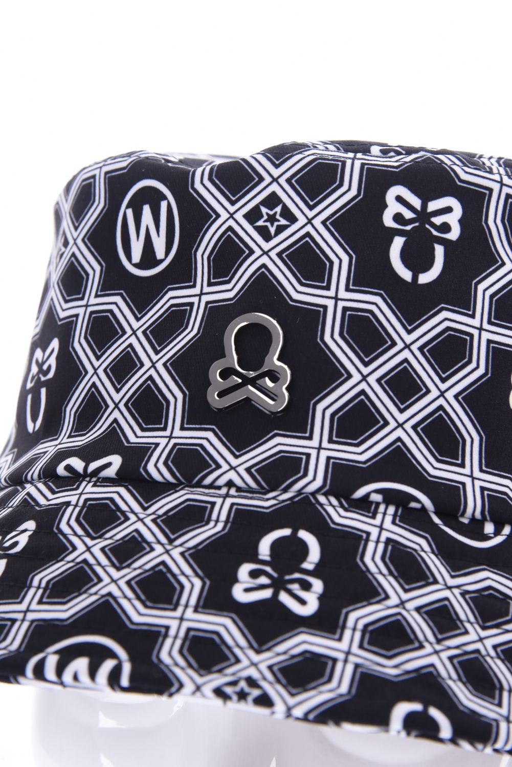 【26SS】 DOMINANT BUCKET HAT / ジオメトリックパターン総柄 バケットハット (ブラック)