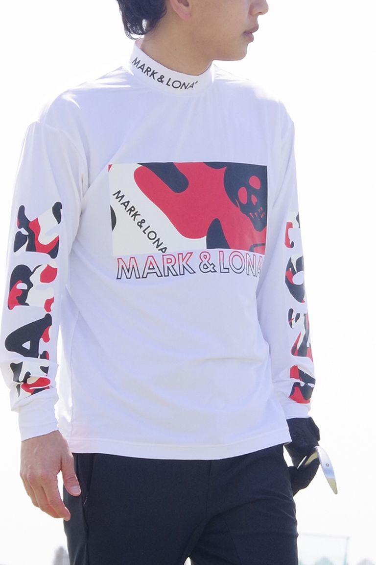 MARK&LONA - CRAY MOCK NECK SHIRTS / ジャージロメリーナ オリジナル  