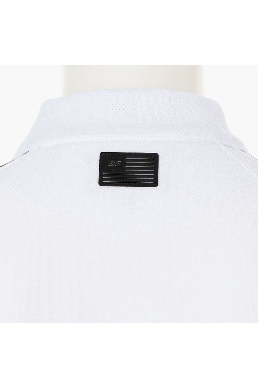 【26SS】 MEN'S LINE POLO RF / カノコ生地 ラインロゴテープ リラックスフィット ポロシャツ (ホワイト)