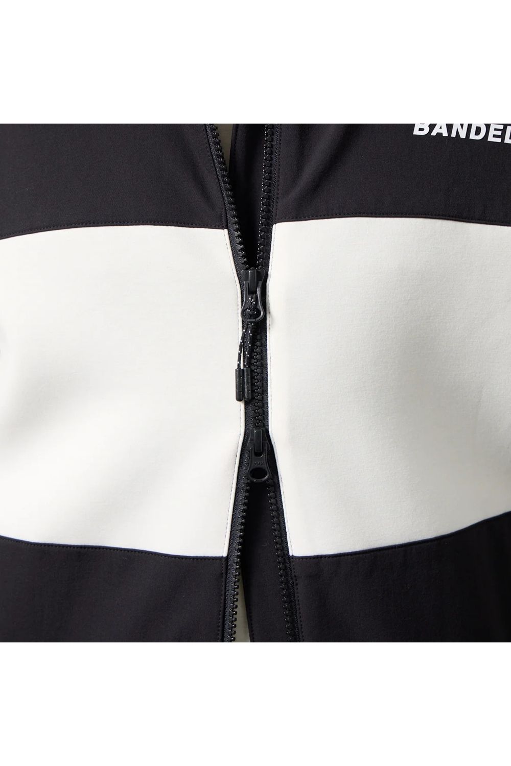 【26AW】 BONDING COMBINATION ZIP HOODIE / ボンディングコンビネーション ジップアップパーカー (ホワイト/ブラック)