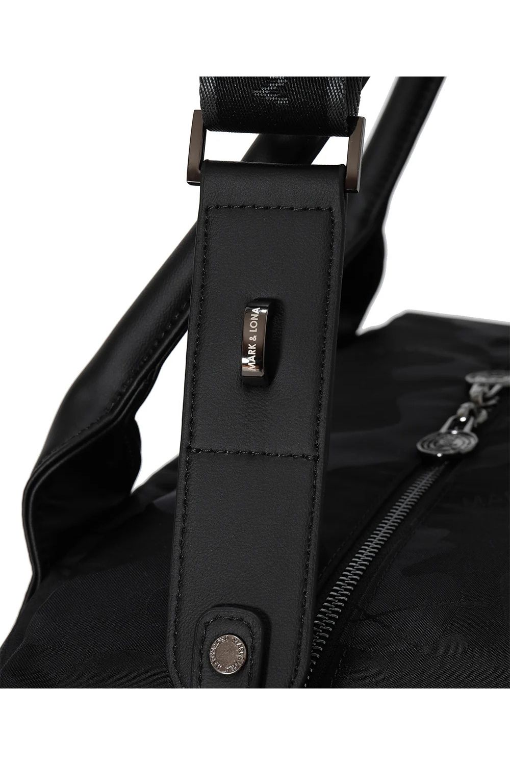 【26AW】 PREMIUM GAUGE BOSTON BAG / コーデュラナイロン シンセティックレザー スカルカモジャカード 2WAYボストンバッグ (ブラック)