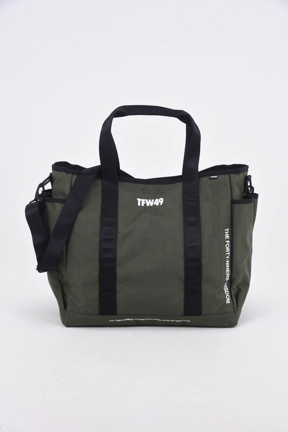NYLON TOTE BAG / ナイロン トートバッグ (カーキ)