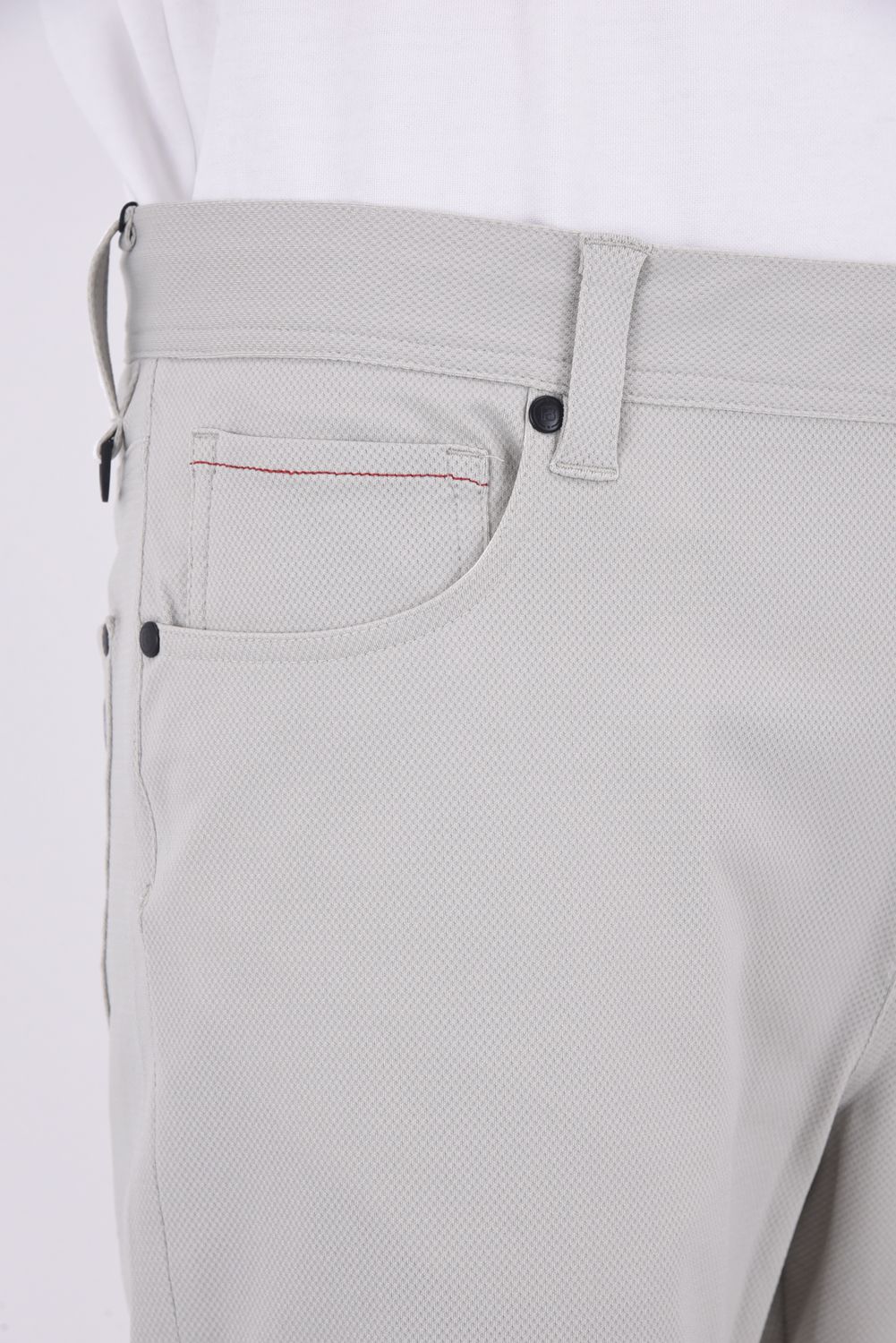 【26SS】 MEN'S MESH 5-POCKETS SHORT PANTS / トリコットメッシュ 5ポケット ショートパンツ (ライトグレー)