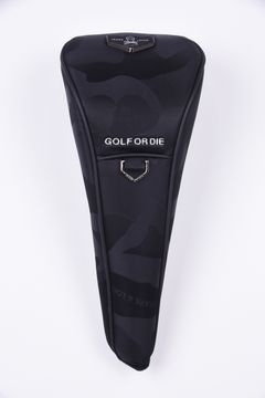 PREMIUM GAUGE DRIVER COVER / コーデュラナイロン レザーパイピング オリジナルカモジャカード ドライバーカバー (ブラック)