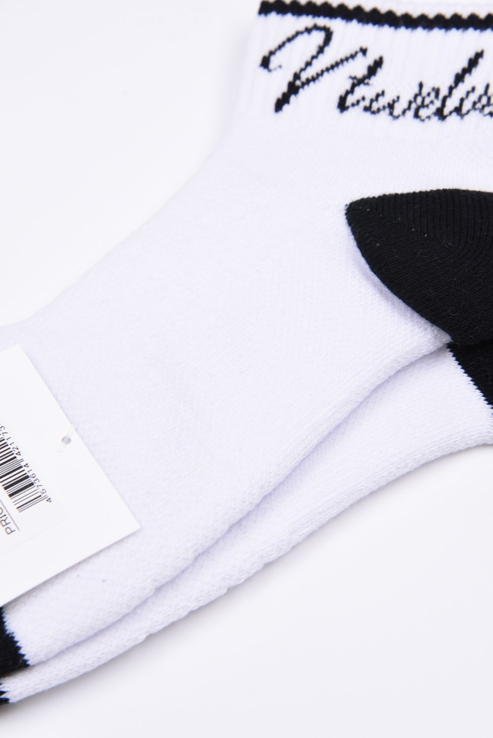 【26AW】【レディース】 HICKY SOCKS / 筆記体ロゴ ミドルソックス (ホワイト)