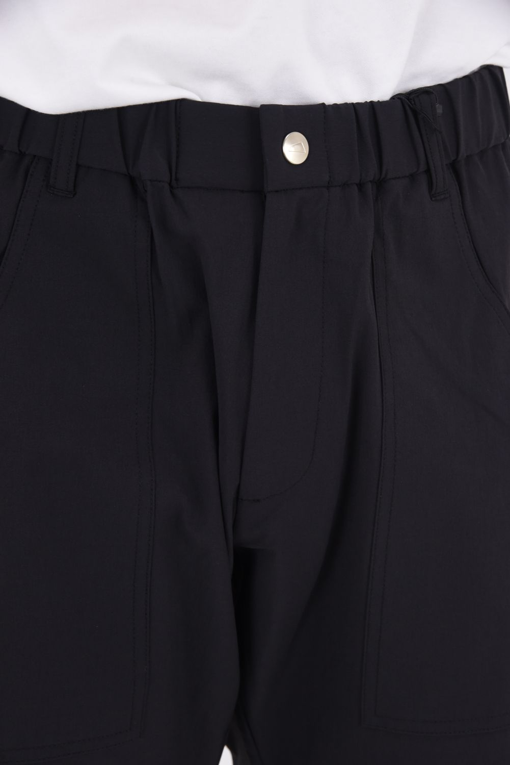 【26SS】 Makani Shorts / フラップポケット 4WAYストレッチ ベイカーショーツ (ブラック)