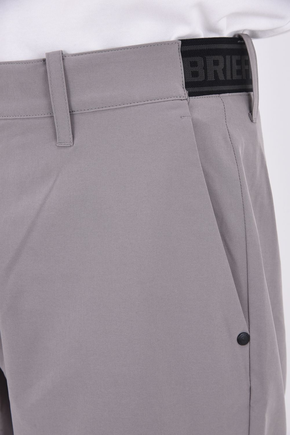 【26SS】 MEN’S COOLCORE LOGO ELASTIC SHORT PANTS / クールコア ウエストゴムベルト ショートパンツ (グレー)