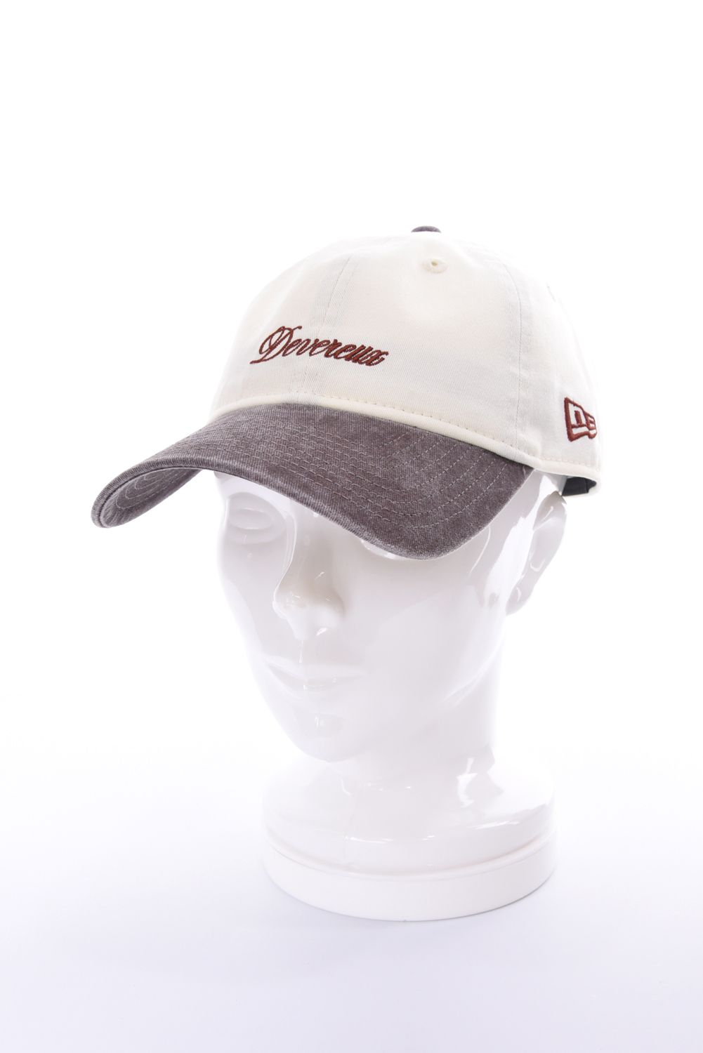 【26AW】 DEVEREUX*NEWERA CREW CAP / ニューエラコラボ ベースボールキャップ (エクリュ)