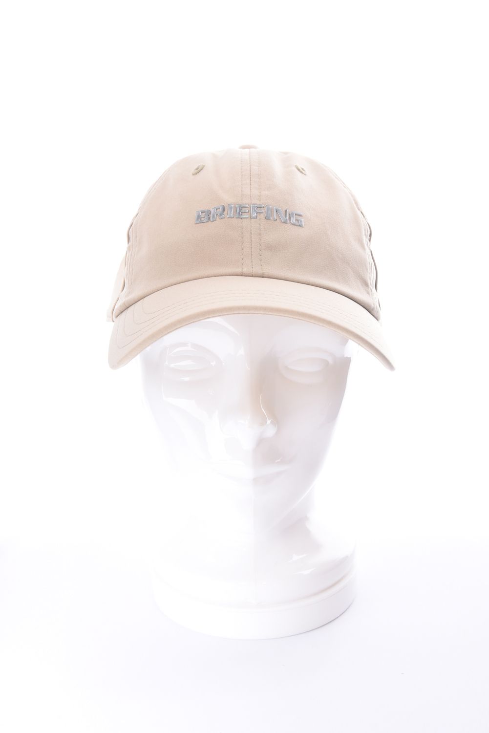 WR STRETCH GLASSHOLD CAP / ブランドロゴ サングラススリット入りキャップ (ベージュ)