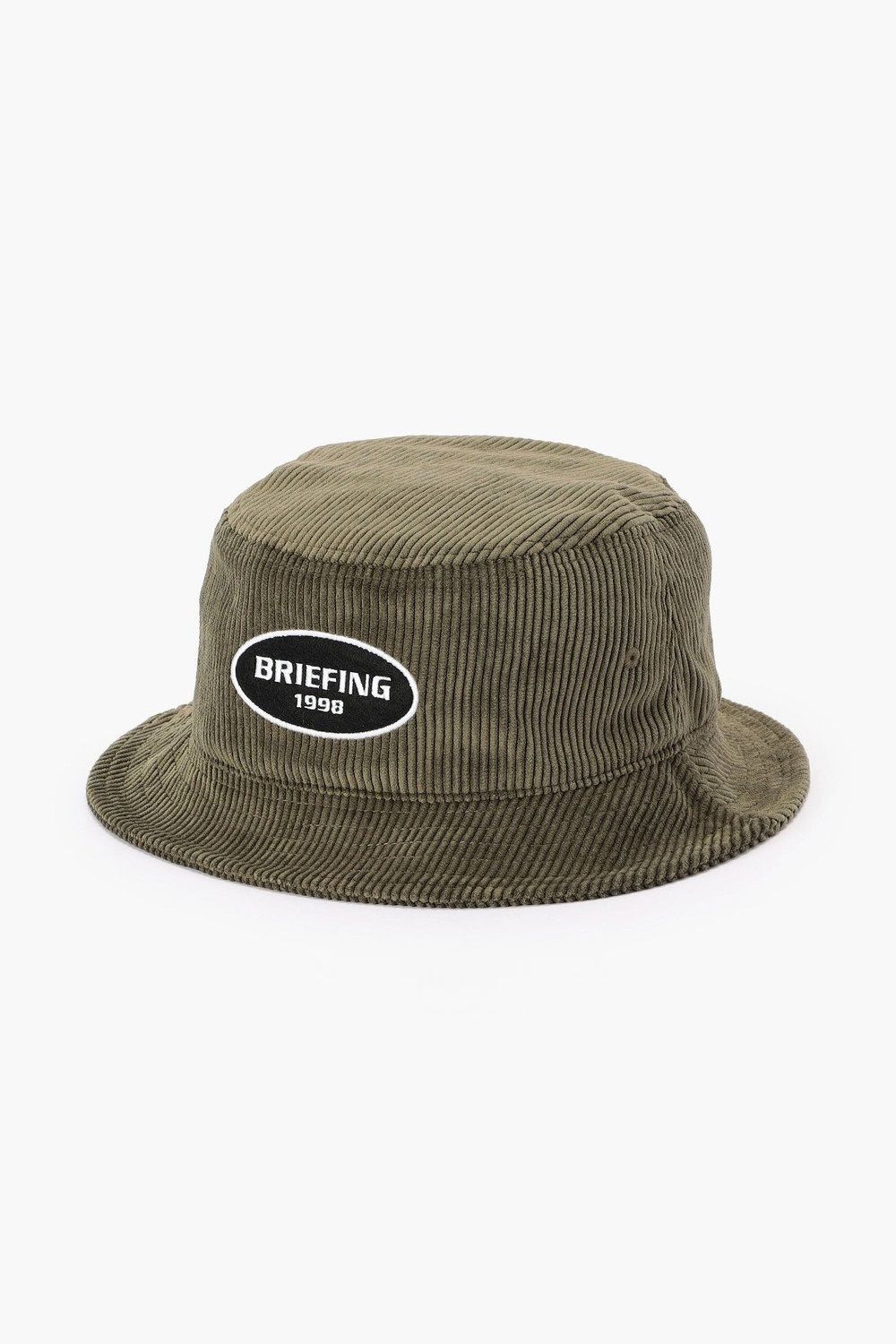 【26AW】 MEN’S CORDUROY OVAL HAT / コーデュロイ生地 オーバルロゴワッペン ハット (オリーブ)