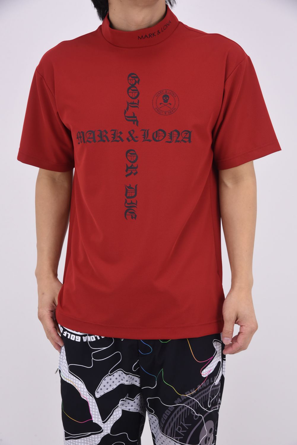 MARK ＆ LONA - 【26SS】 CROCE WAFFLE MOCK NECK TEE / ナイロン