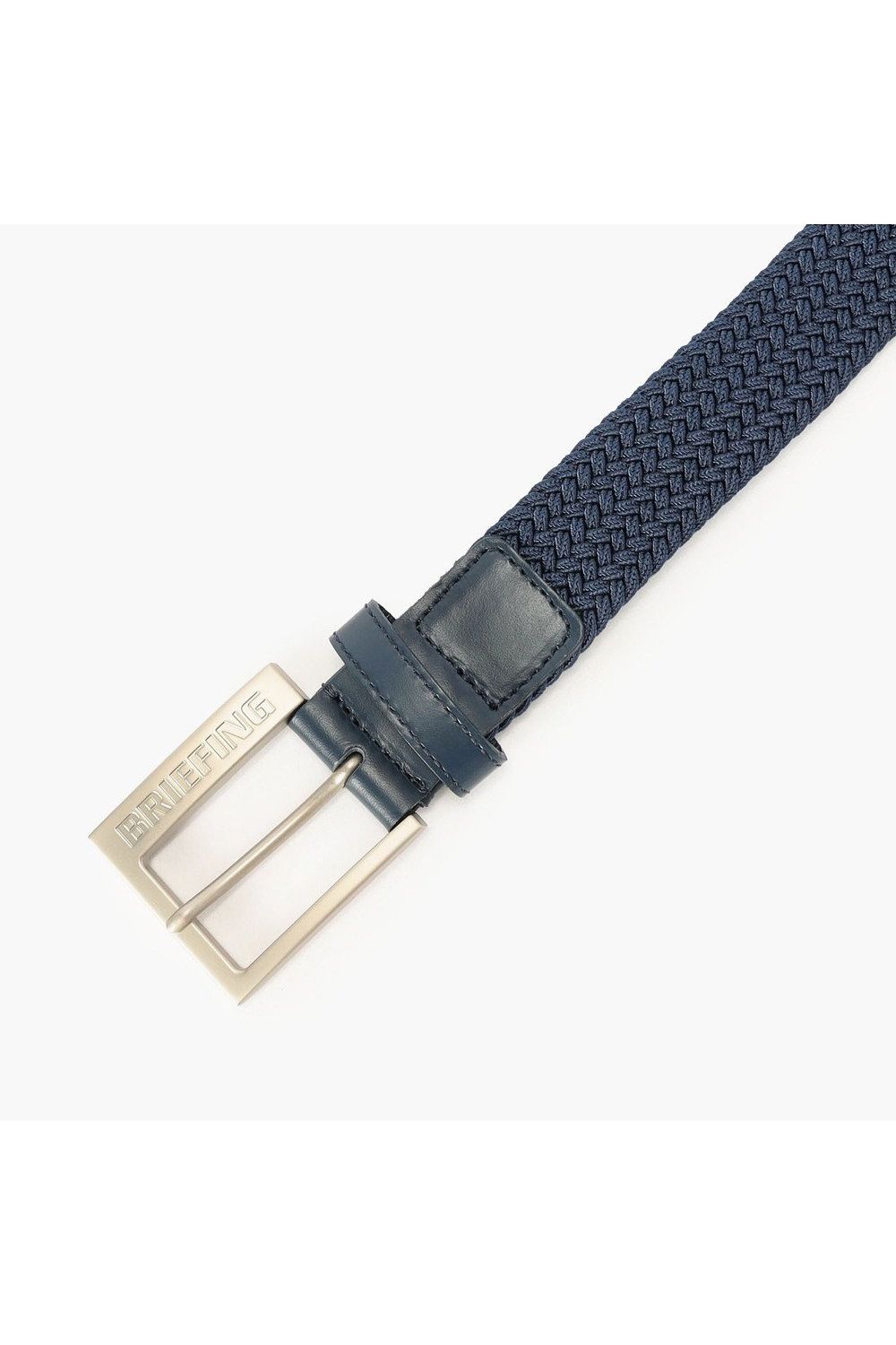 【26SS】 MS SQUARE BUCKLE MESH BELT / スクエアバックル メッシュベルト (ネイビー)