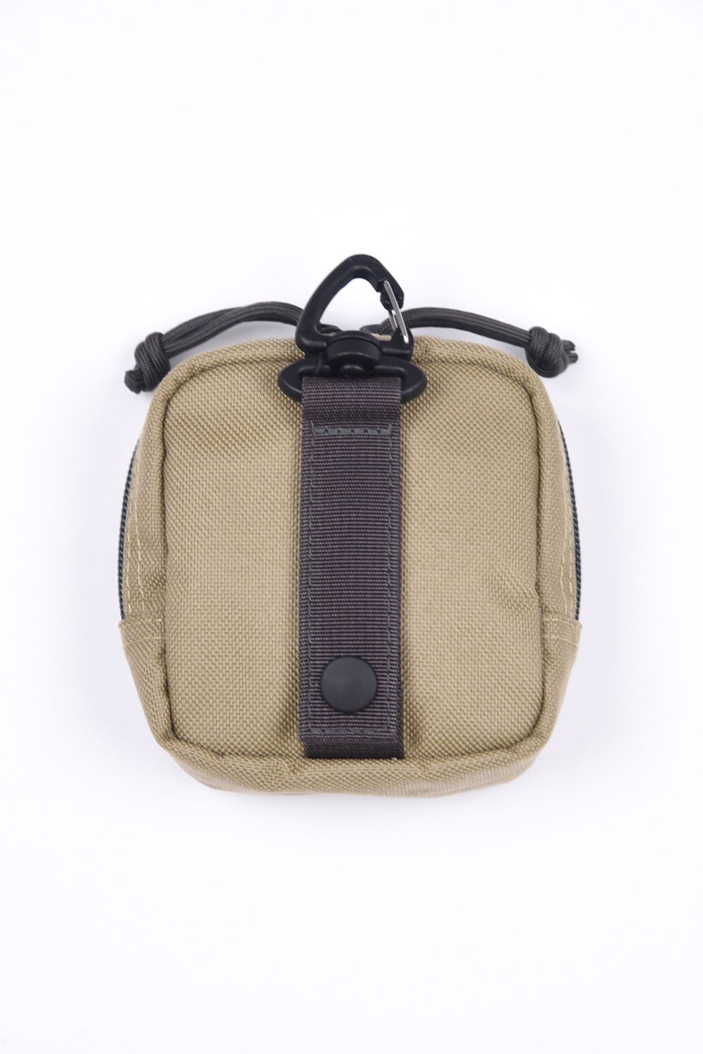 【NEW STANDARD SERIES】 MINI ROUND POUCH STD / スクエア型 ミニラウンドポーチ (タン)