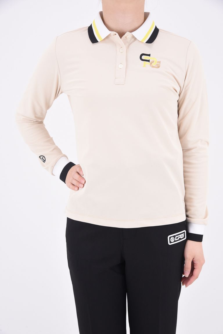 CPG GOLF - 【レディース】 BASIC LONG POLO SHIRT / ブランドロゴ 