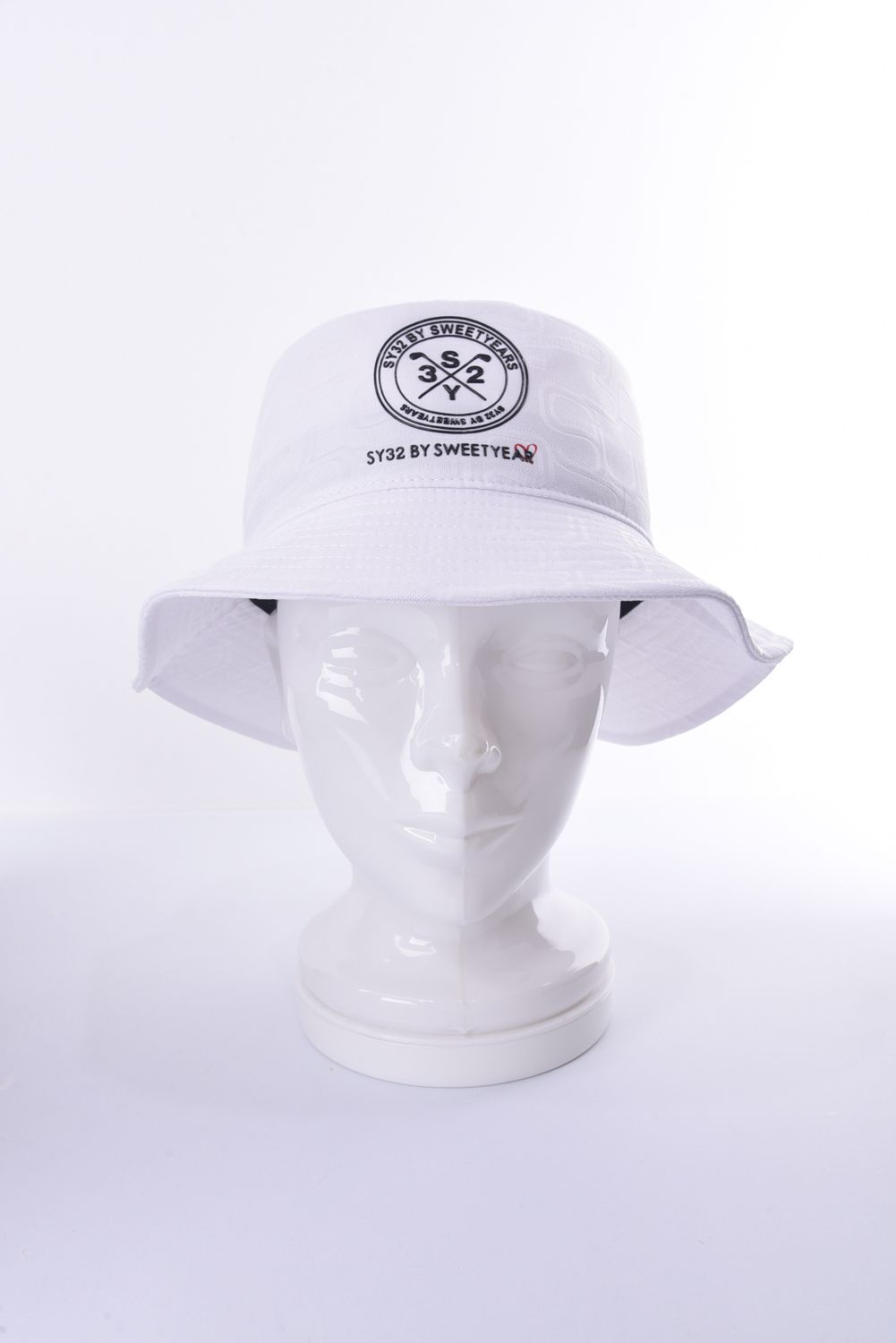 GRAPHIC BUCKET HAT / グラフィックロゴ バケットハット (ホワイト)