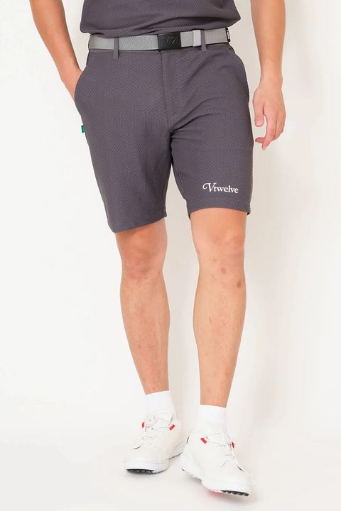 【26SS】 AIRY AWA SHORTS / ワッフル生地 ブランドロゴ ショートパンツ (グレー)