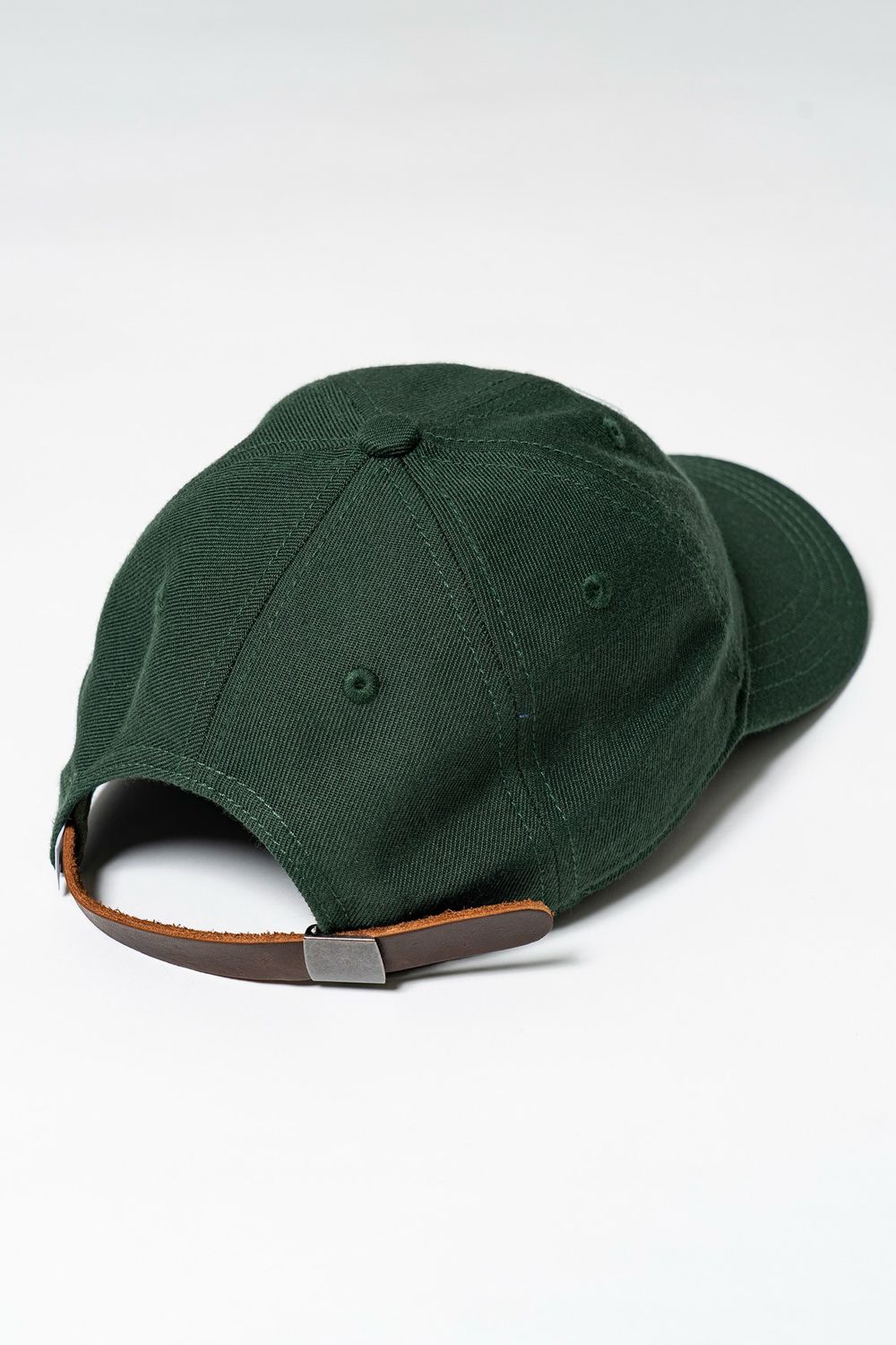 【26AW】 Club Cap / 3Dロゴ刺繍 レザーベルト キャップ (フォレスト) (9月入荷予定）