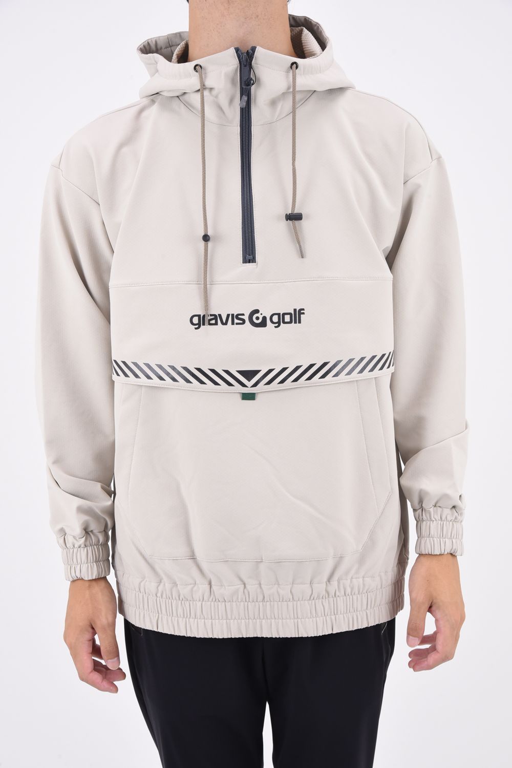 gravis golf - TRITON STORM FLEECE HOODIE / ブランドロゴプリント