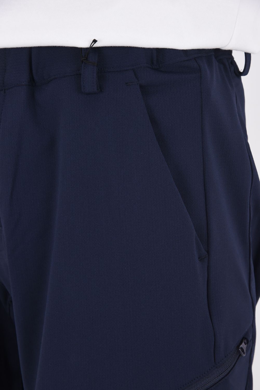 【26SS】 Alohea Trubeaute Tech Shorts / トリコットメッシュ ZIPポケット ショートパンツ (ネイビー)