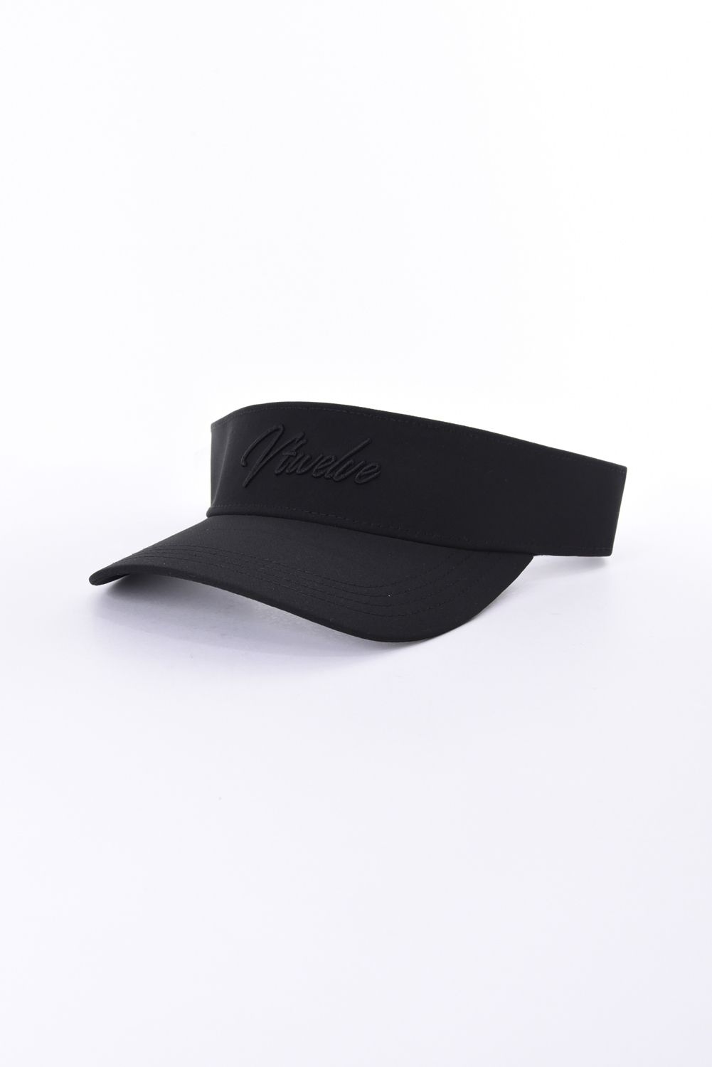 【26AW】 HIDE HC VISOR / ブランドロゴ刺繍 サンバイザー (ティー付属) (ブラック)