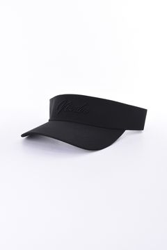 【26AW】 HIDE HC VISOR / ブランドロゴ刺繍 サンバイザー (ティー付属) (ブラック)