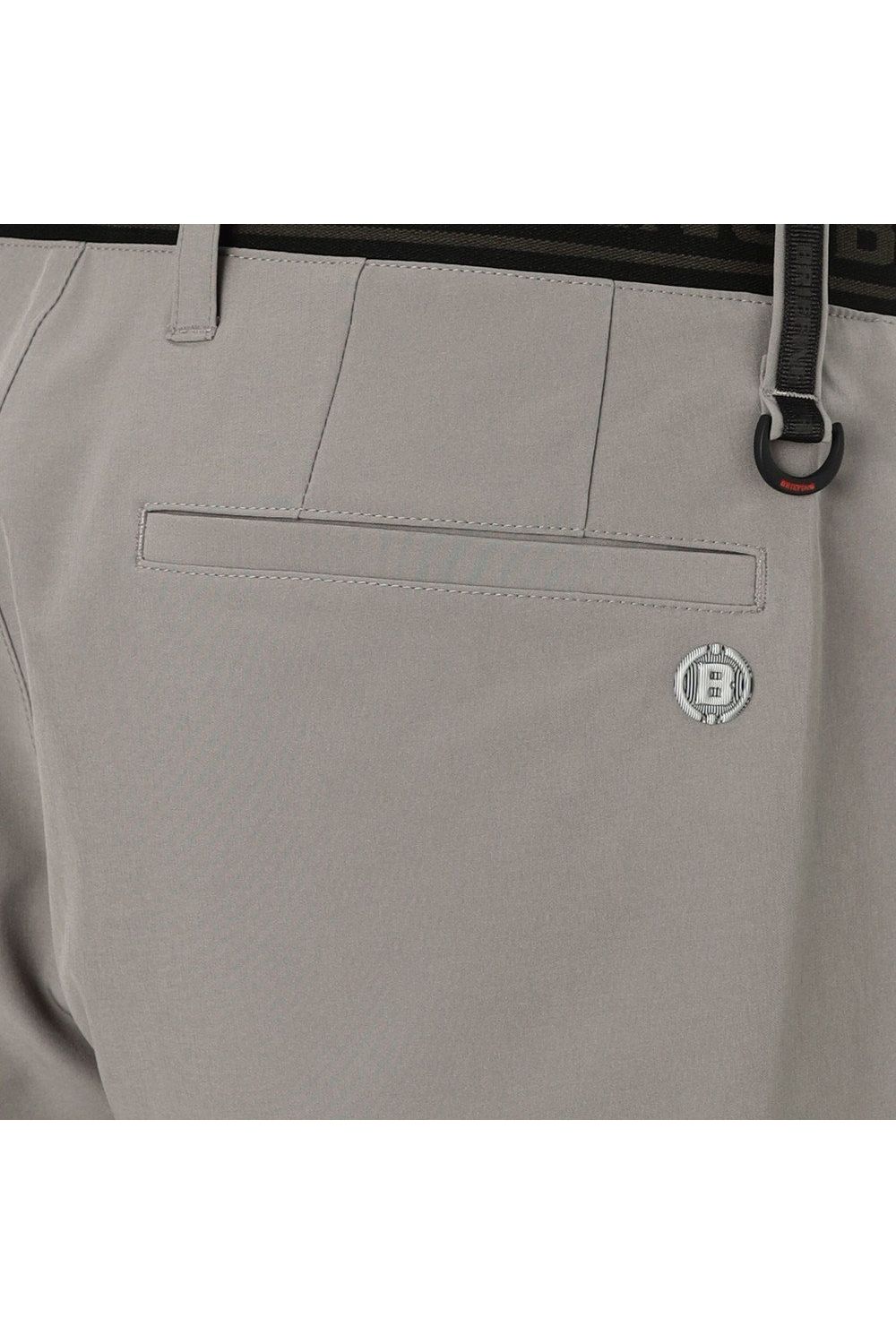 【26SS】 MEN'S COOLCORE LOGO ELASTIC PANTS / クールコア ウエストゴムベルト ロングパンツ (グレー)