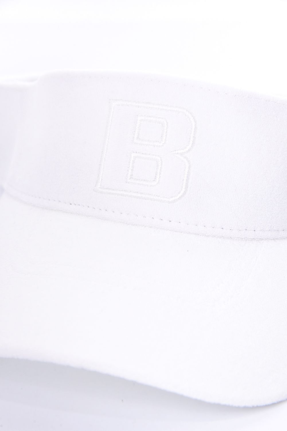 MEN’S PILE INITIAL VISOR / パイル地 サンバイザー （ホワイト）