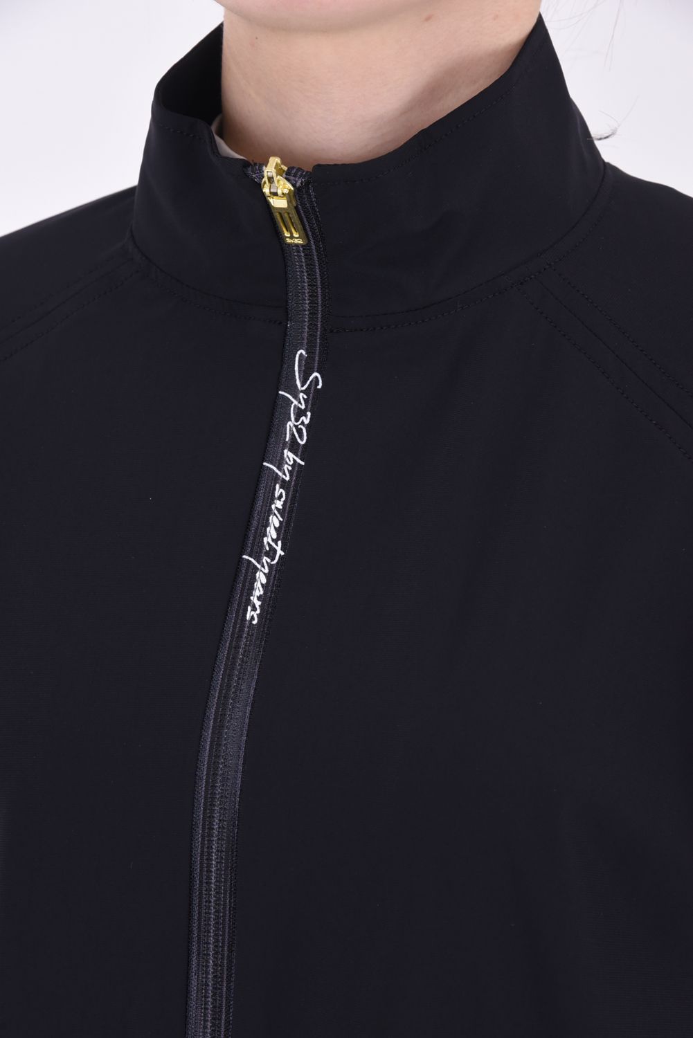 【レディース】CARVICO STRETCH ZIP UP JK / カルビコ生地 ストレッチ ジップアップ ジャケット (ブラック)*