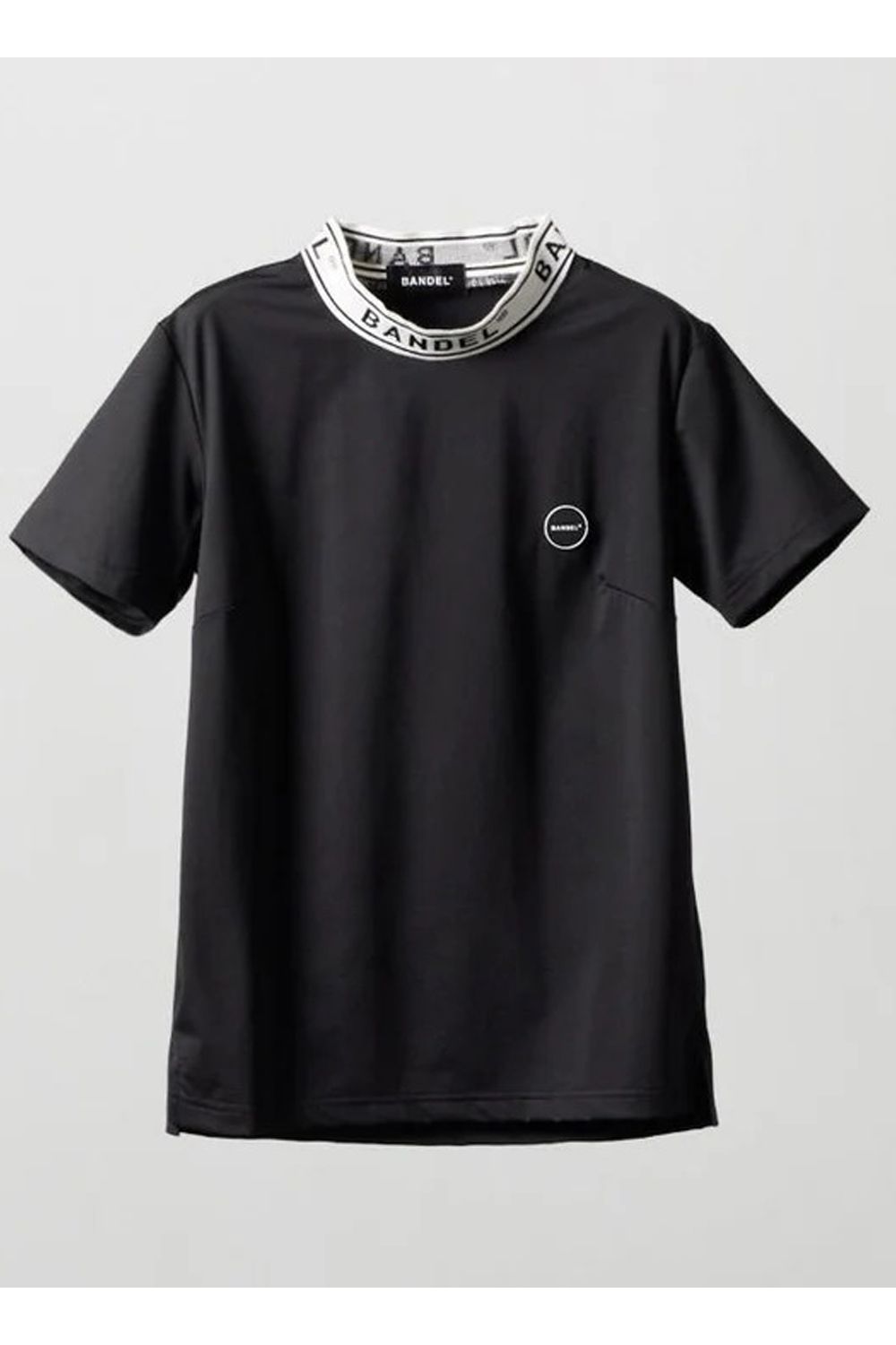 【26SS】 【レディース】 ジャガードモックネックシャツ (ブラック)