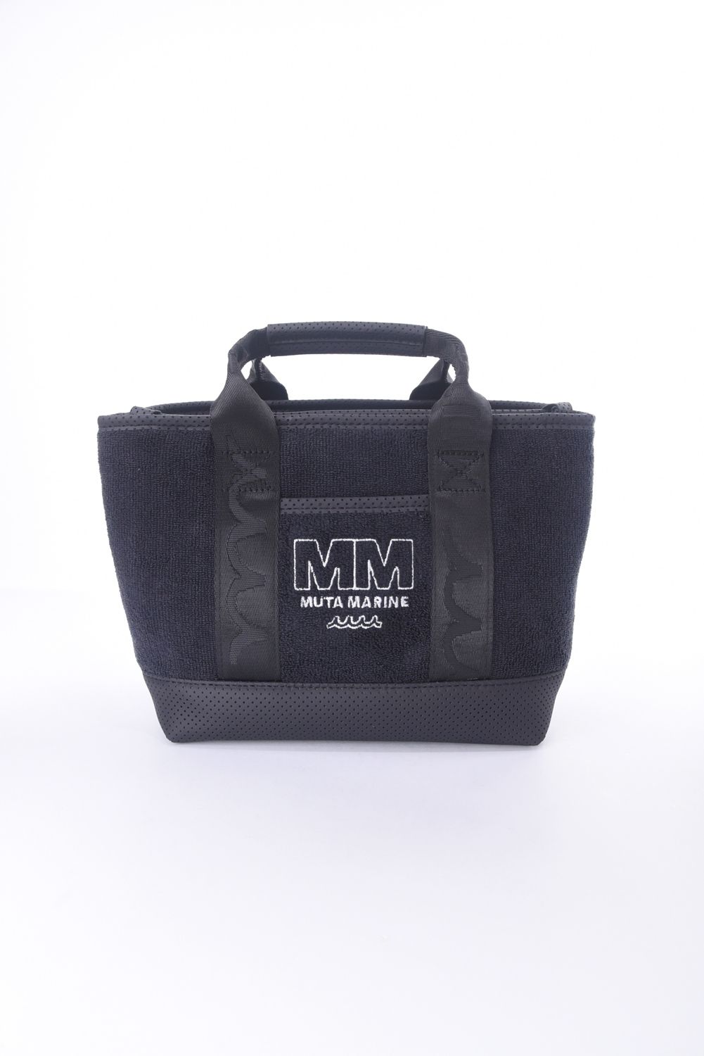 【26SS】 PILE PARTITION TOTE BAG / パイル生地 パーテーショントートバッグ (ブラック)