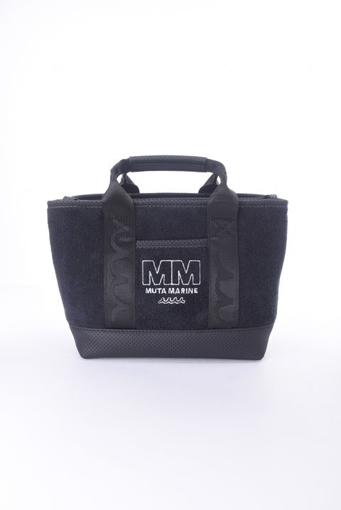 【26SS】 PILE PARTITION TOTE BAG / パイル生地 パーテーショントートバッグ (ブラック)