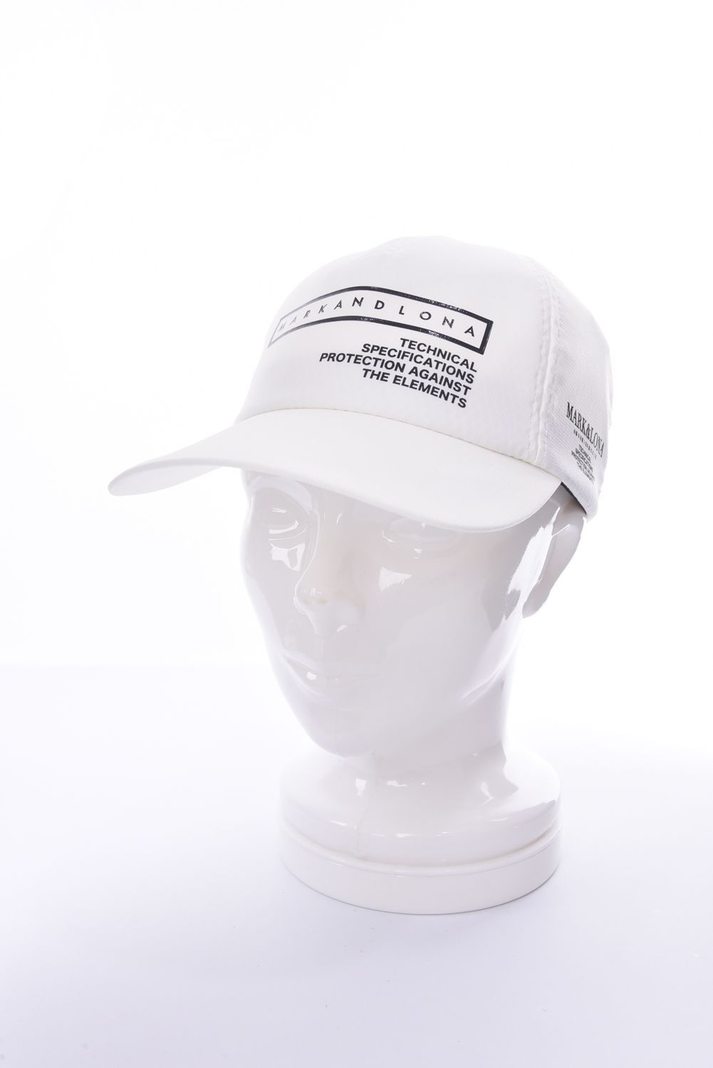 【MARK&LONA】キャップ MARK&LONA - IRON SKULL TRUCKER CAP / ミニパイル生地 アイアン