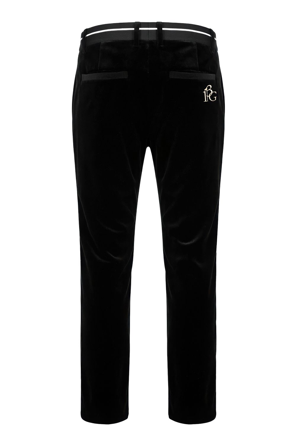 【26AW】 Velour Piping Pants / ベロア パイピング パンツ (ブラック) (10月入荷予定)