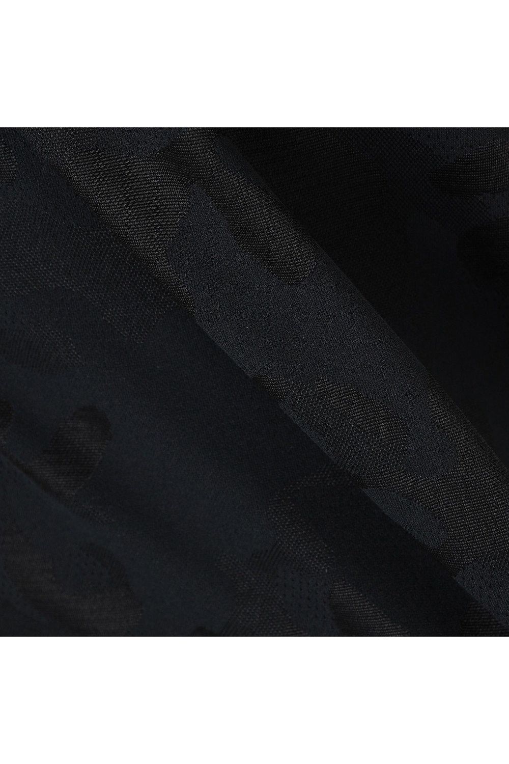 【26SS】 MEN’S CAMO JQ HIGHNECK / カモフラージュジャカード リラックスフィット モックネックTシャツ (ブラック)