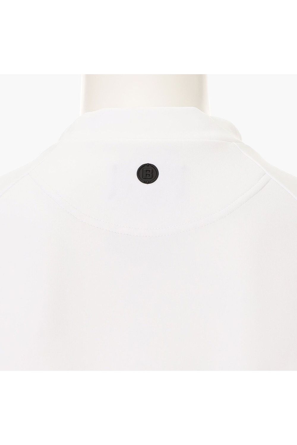 【26SS】 MEN’S COLLEGE LOGO HIGHNECK / カレッジロゴ リラックスフィット モックネックTシャツ (ホワイト)