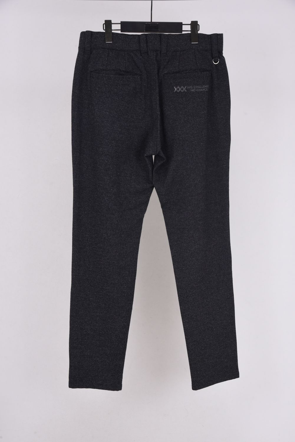 【25AW】 HOUNDSTOOTH TAPERED PANTS / 千鳥柄 テーパード パンツ (ブラック)