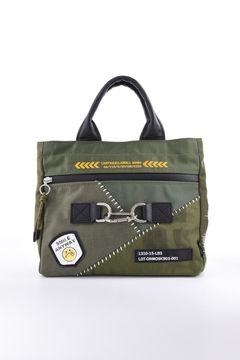 【2026 MILITARY SERIES】  ZZ26-TB01 / コーデュラナイロン・コットン カートバッグ (カーキ)