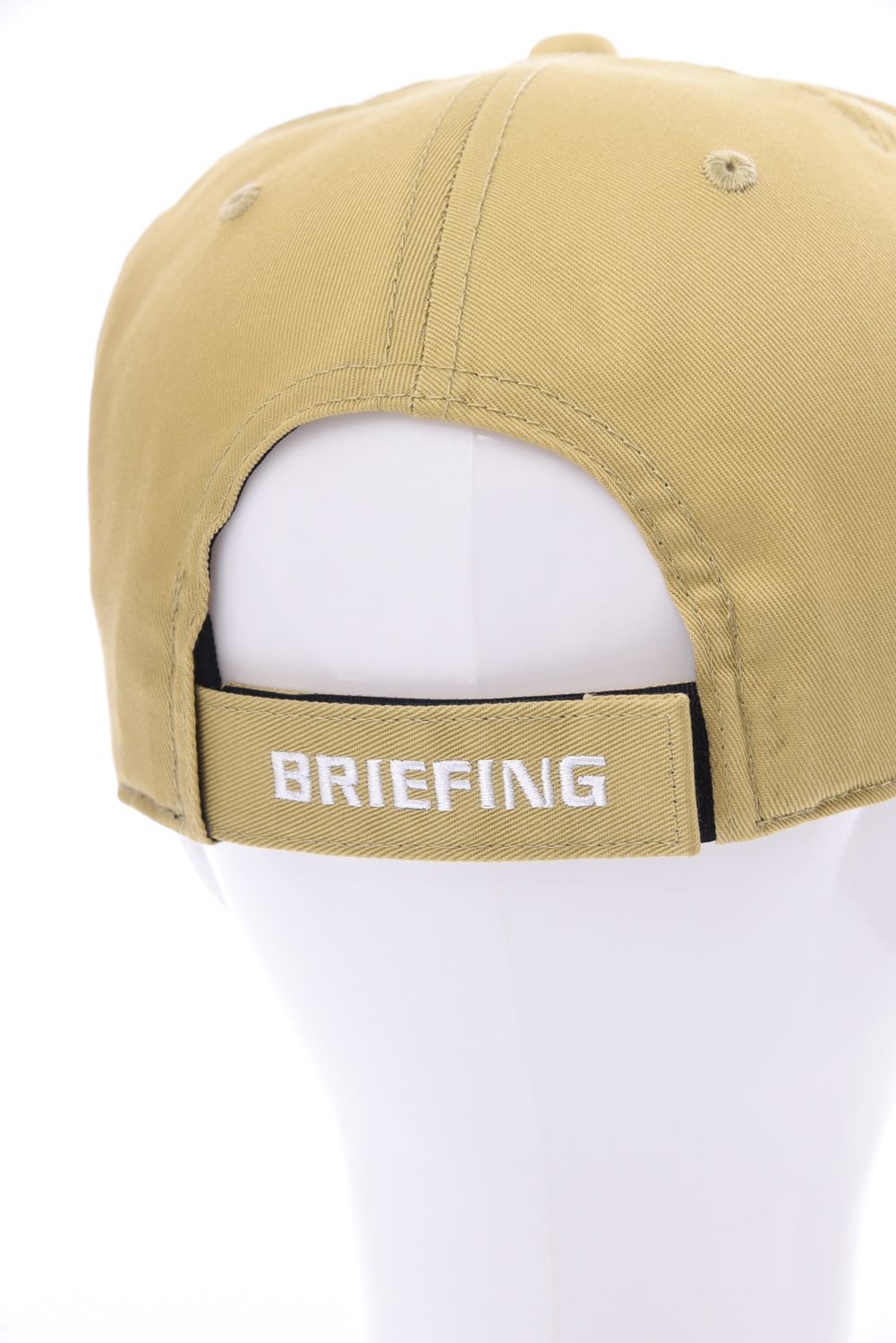 【26SS】 MEN’S BG LOGO FLAT VISOR CAP / BGロゴ フラットキャップ (ベージュ)