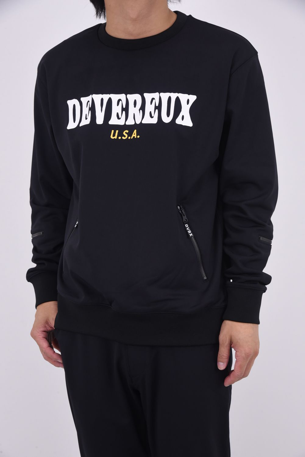【25AW】 37.5SOUTHWEST crew pullover / ブランドロゴ バックプリント スニードジャック (ブラック)