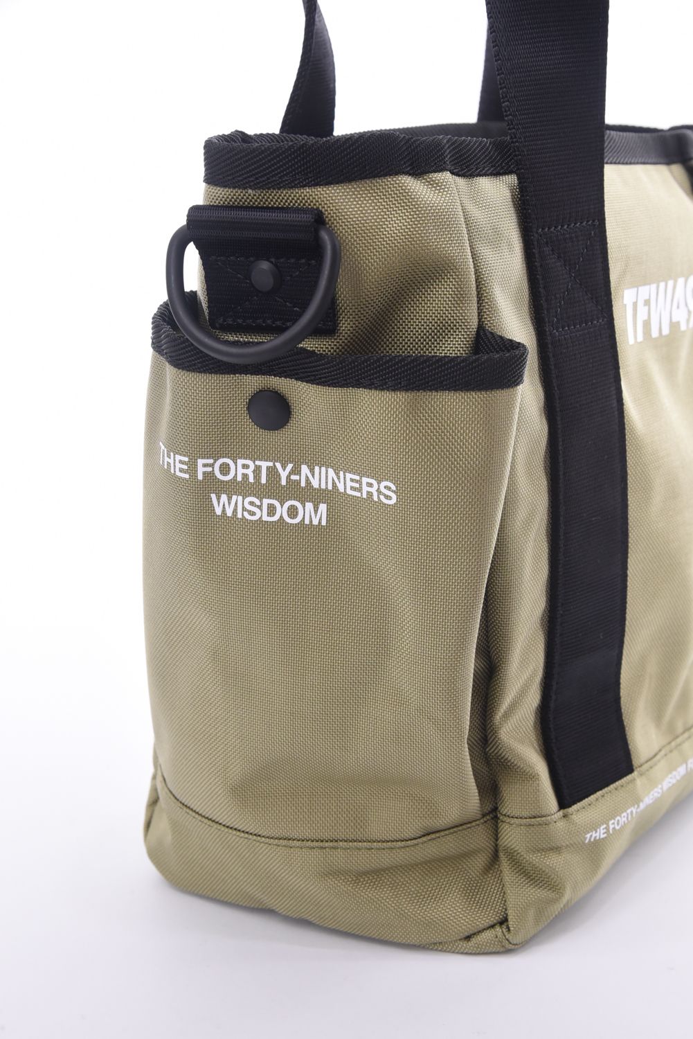 NYLON TOTE BAG SMALL / ナイロン トートバッグ スモール (ダークベージュ)